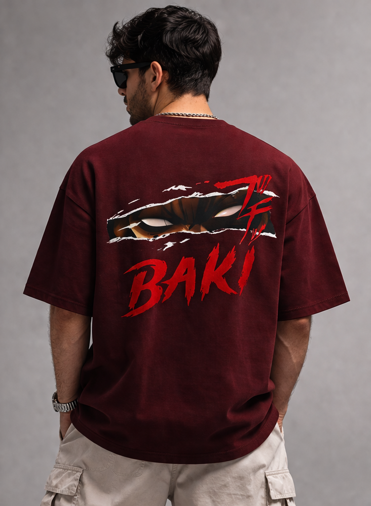 BAKI HANMA OVERSIZED TEE