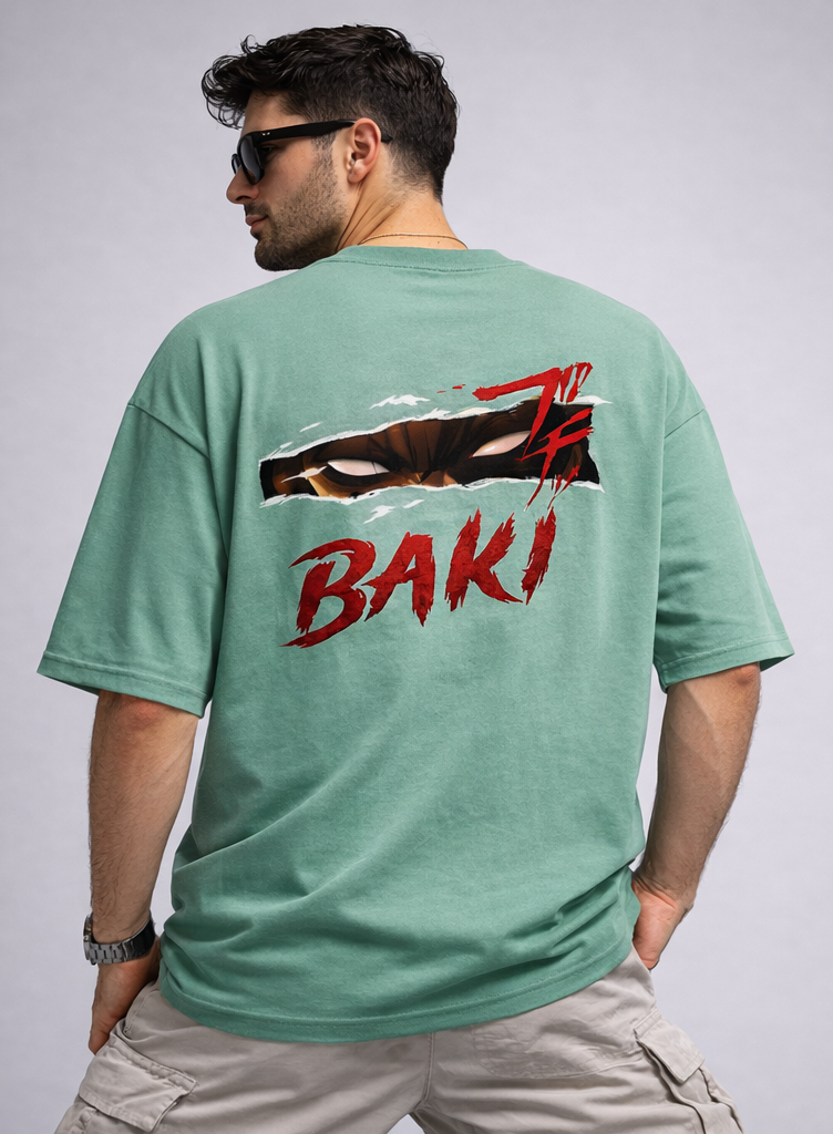 BAKI HANMA OVERSIZED TEE